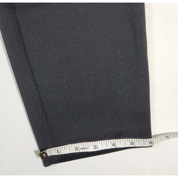 Express Womens XL Black Activewear Ankle Pants Ribbed High Waistband Stretch - Picture 9 of 11